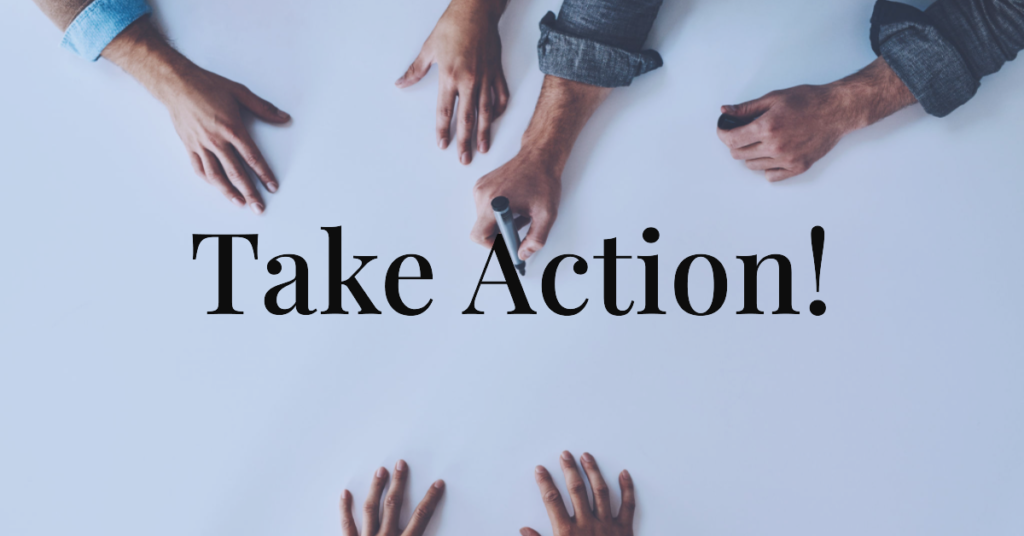 take action in business